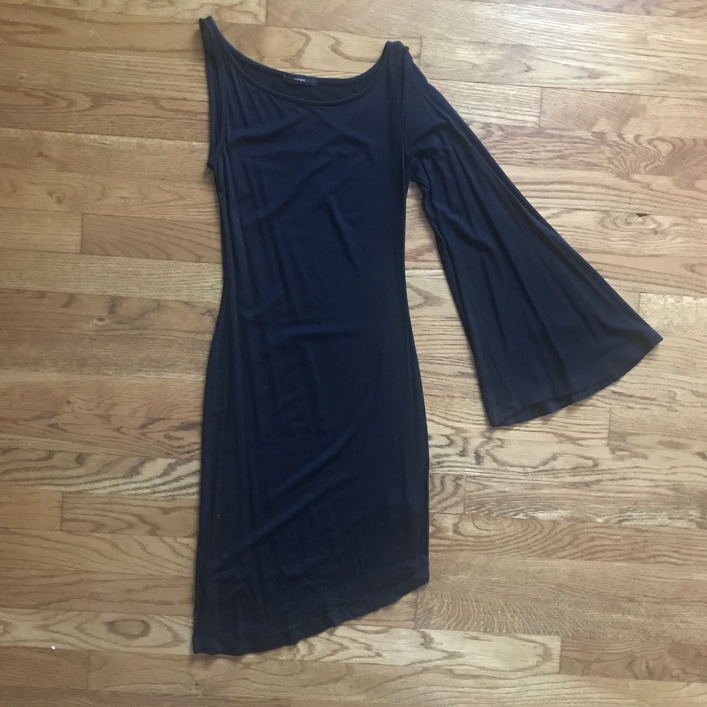 Black Asymmetrical Dress